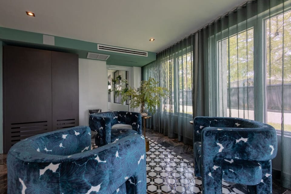 Seating area in the main house