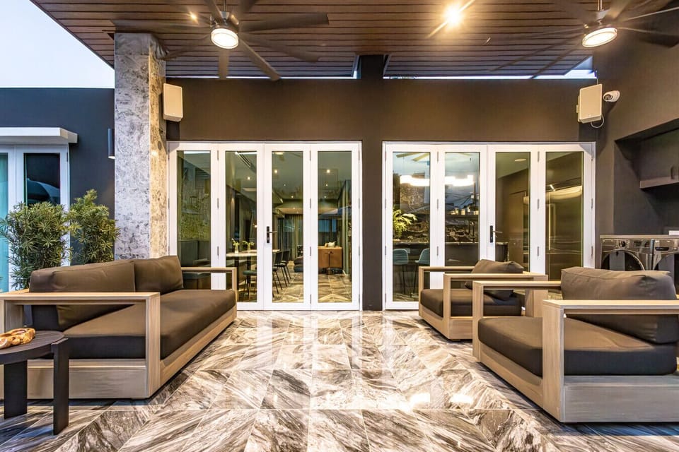 Enjoy our beautiful terrace