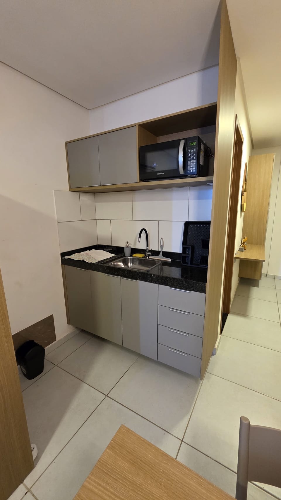 Apartment | Private kitchen | Fridge, microwave, stovetop