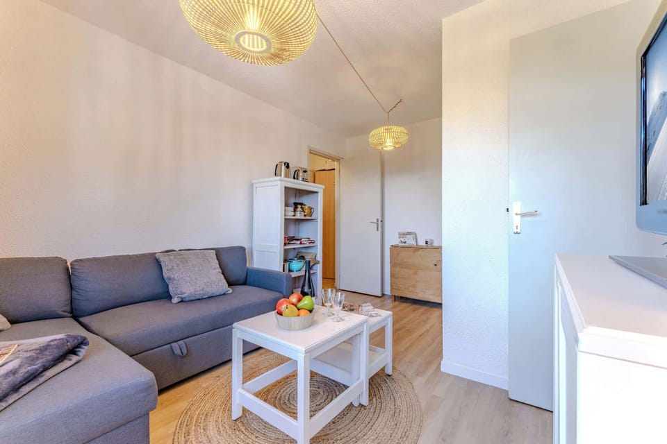 Embrace the charm of a traditional chalet in the heart of the Alps – your private balcony with carved wooden railings offers serenity and sunlight all day long.