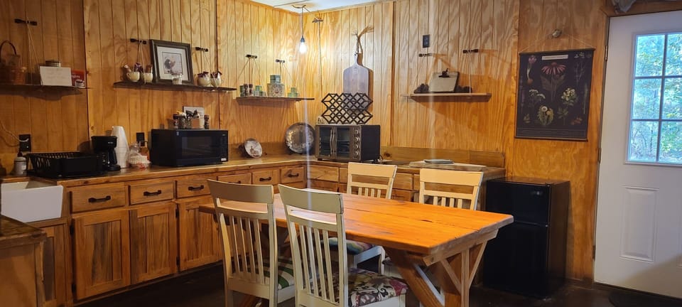 This is a western style bath house Kitchen