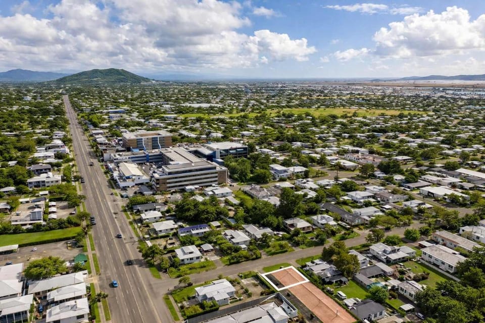 Aerial view of the neighbourhood