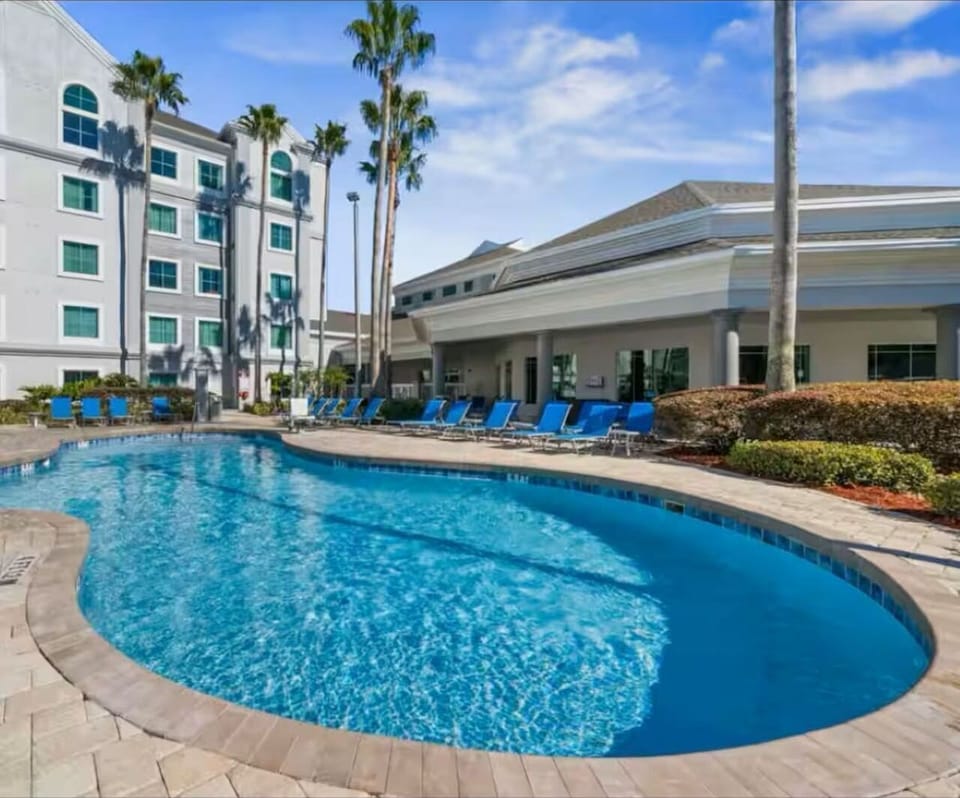Enjoy the beautiful pool area 