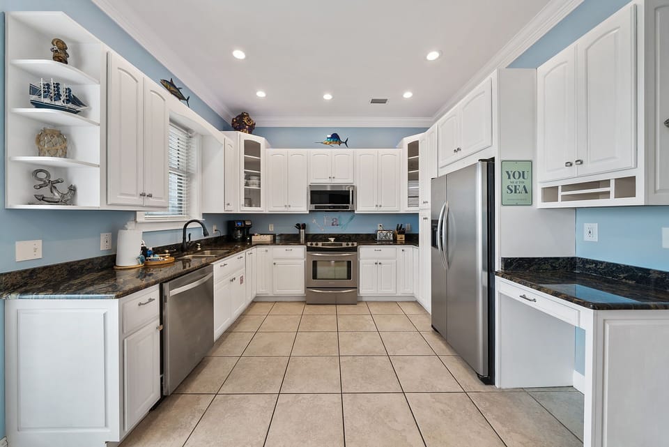 Kitchen... Whip up memories in our fully stocked beachside kitchen