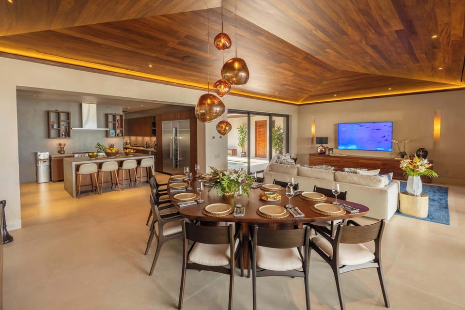 Bright kitchen with designer vibes.
