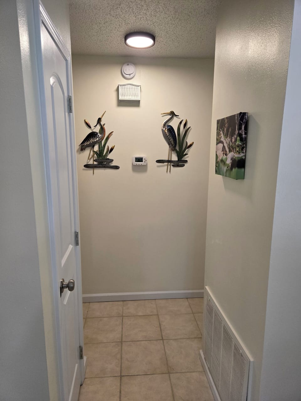 short hallway between bedrooms