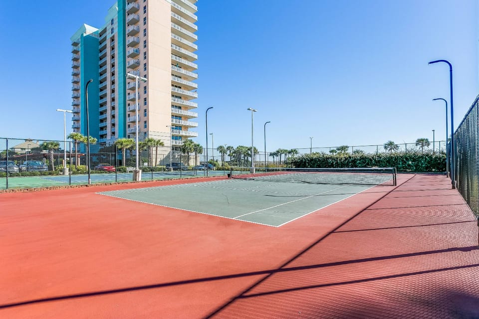 Bring the rackets and enjoy the on site tennis courts