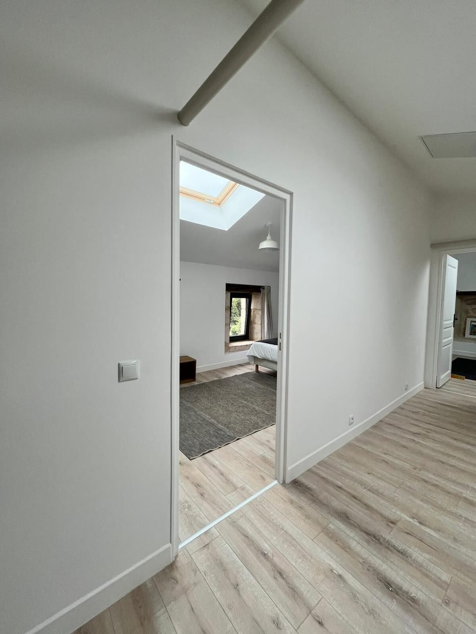 Spacious hallways
