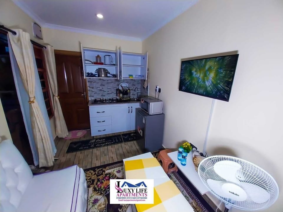 Classic Studio, City View | Living area | 32-inch Smart TV with digital channels