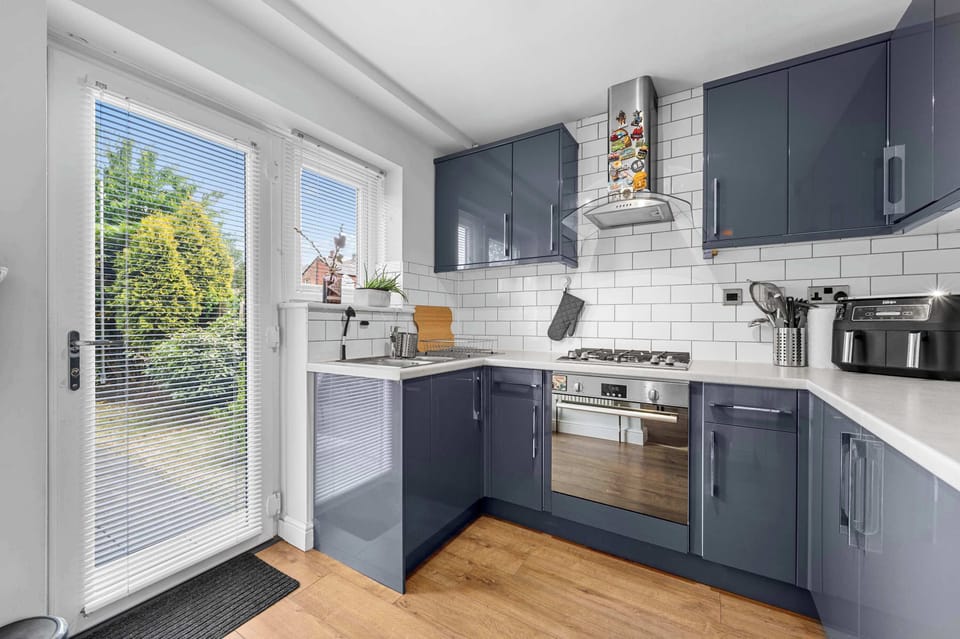 Modern fully equipped kitchen with everything you need to cook a proper meal and save on eating out