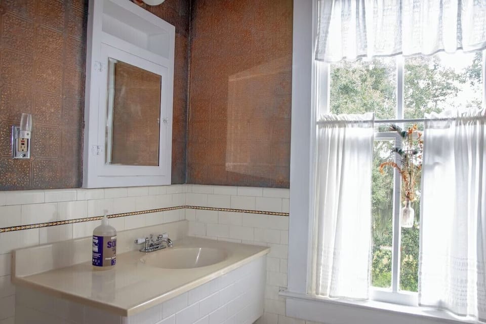 Speakeasy bathroom