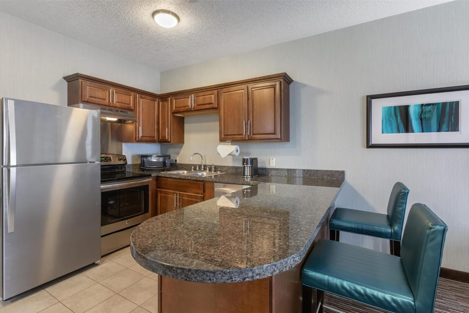 Suite, 2 Queen Beds, Non Smoking, Kitchen (Full Kitchen) | Private kitchen | Coffee/tea maker, fridge, microwave