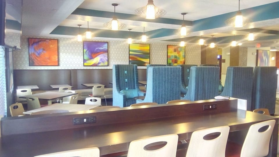 Free daily self-serve breakfast