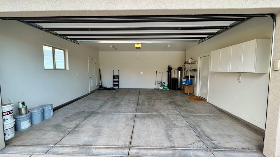 2-Car Garage - excellent for storing your toys!