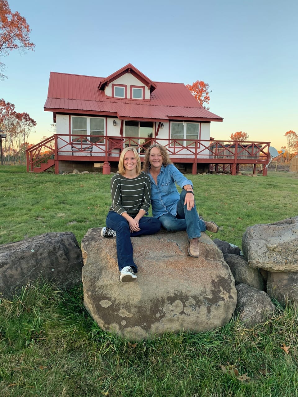 Molly and Shawn - we own and run the farm together - we'd love for you to visit!