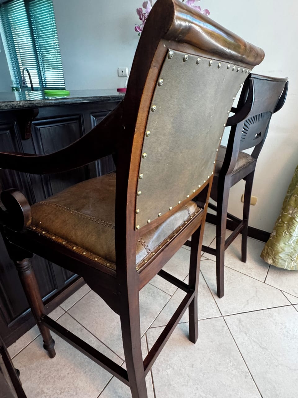 Bar seats furniture detail