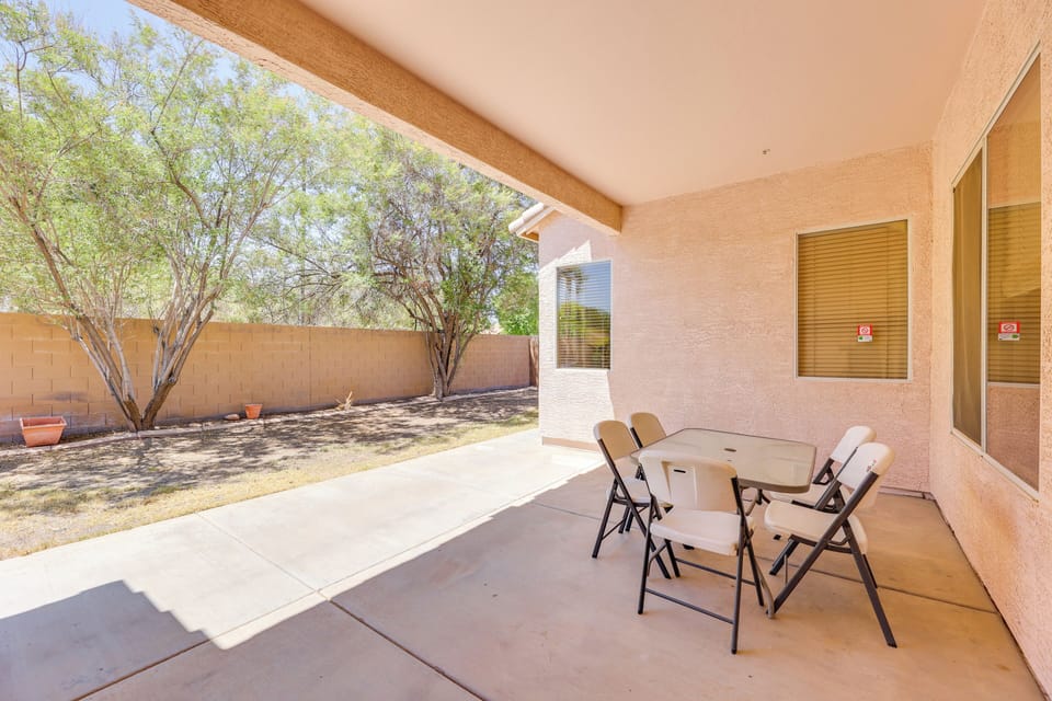 Covered Patio | Fenced-In Yard