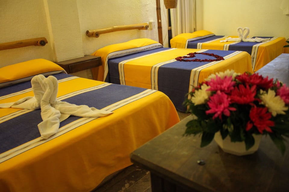 Triple Room, 3 Double Beds | In-room safe, blackout drapes, free wired internet