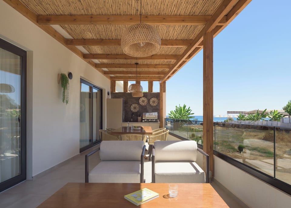 Coastal living at its best with open-air meals and laid-back lounging.