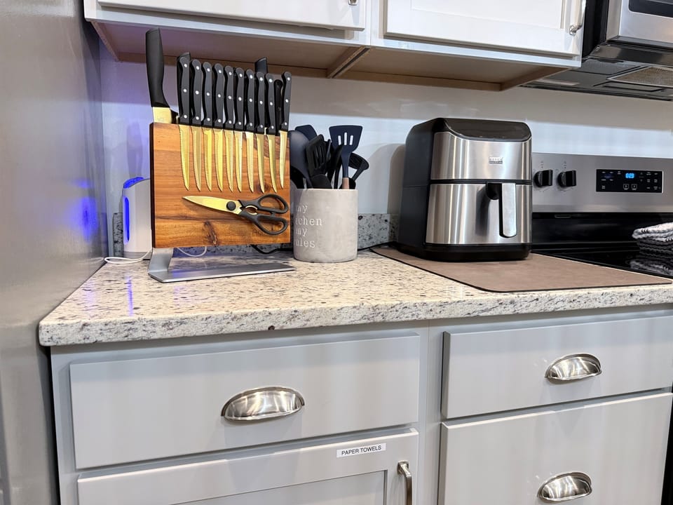 Gourmet kitchen awaits your recipes