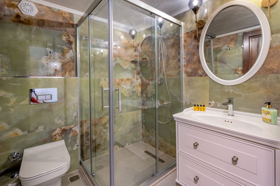 Standard Studio, Balcony, Partial Sea View | Bathroom | Slippers