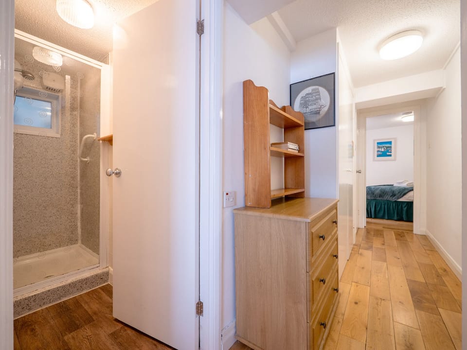 Walk in shower room to unwind after a day of exploring the local area.