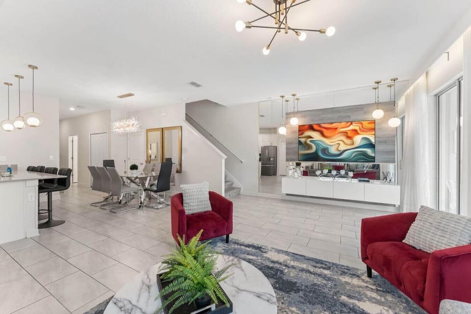 Living Room !#Disney #Parks #kingdom #springs #StoreyLake #Apartment #Vacation #Rental #waterpark #Kissimmee #Orlando #universal #citywalk