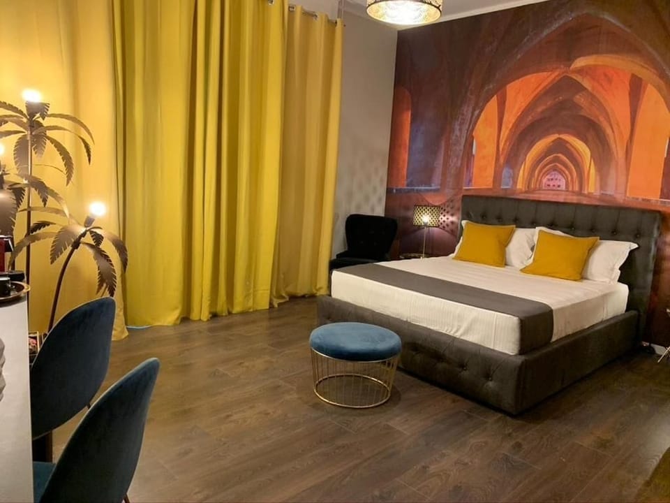 Grand Double Room, Balcony, City View | Blackout drapes, free WiFi