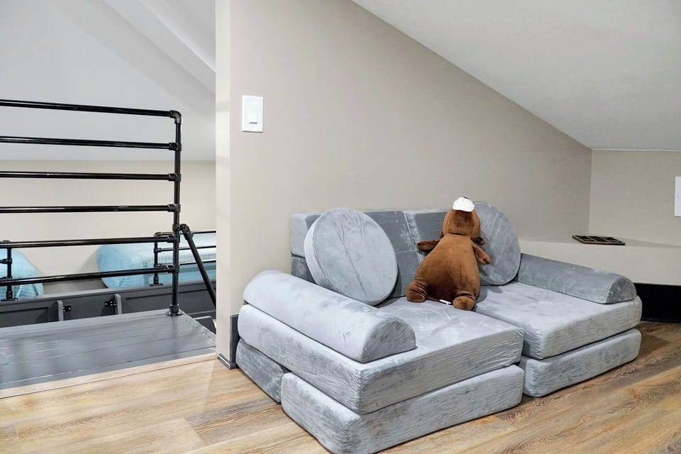 modular couch for fort building creative play