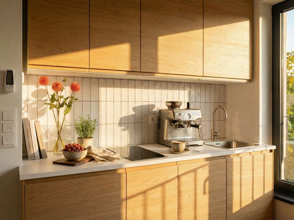 Detail of the kitchen