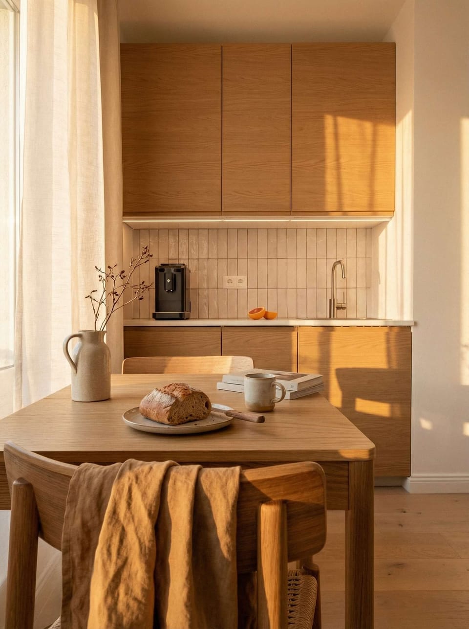 Kitchen and dinning area