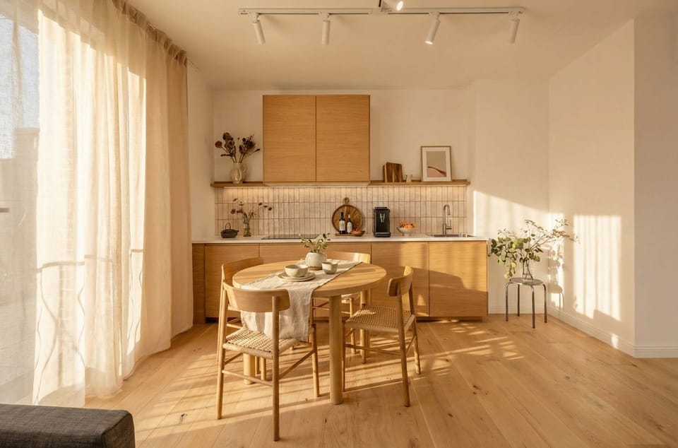 Kitchen is fully equipped with everything you need for basic cooking - please, see the list of amenities