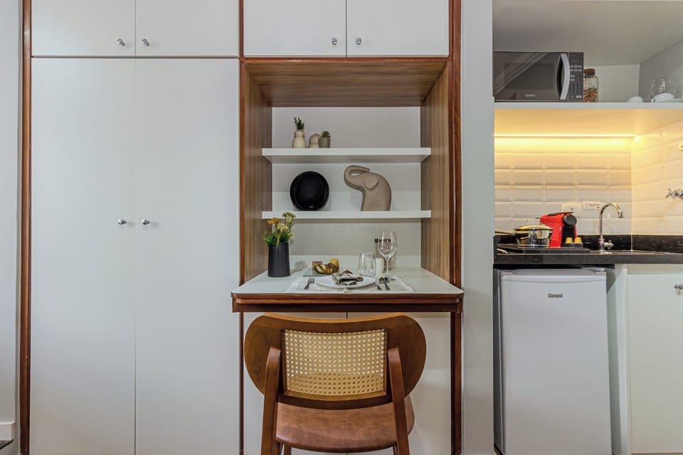 Studio Casal | Private kitchen | Fridge, microwave, stovetop, espresso maker