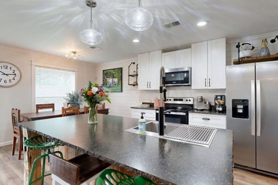 Large kitchen island