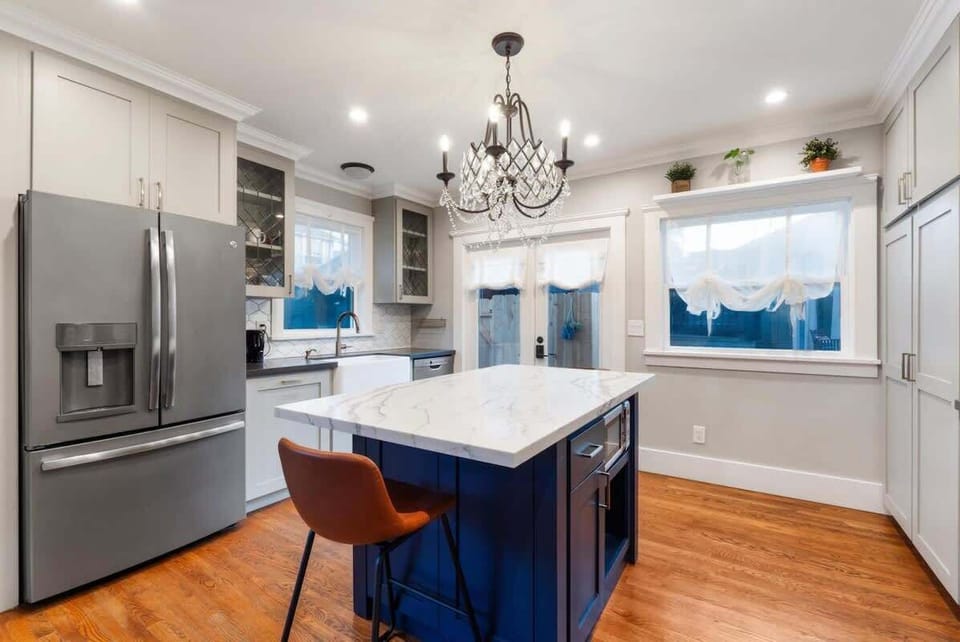 Bright, open kitchen perfect for cooking and gathering
