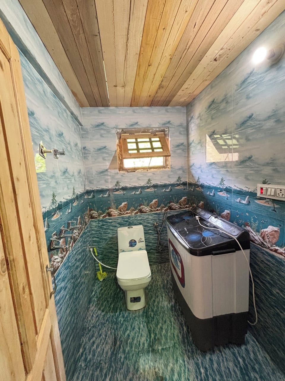 Double Room, Mountain View | Bathroom | Bathrobes, slippers, bidet, towels