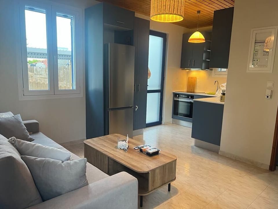 Open Floor Plan Living Room and Kitchen