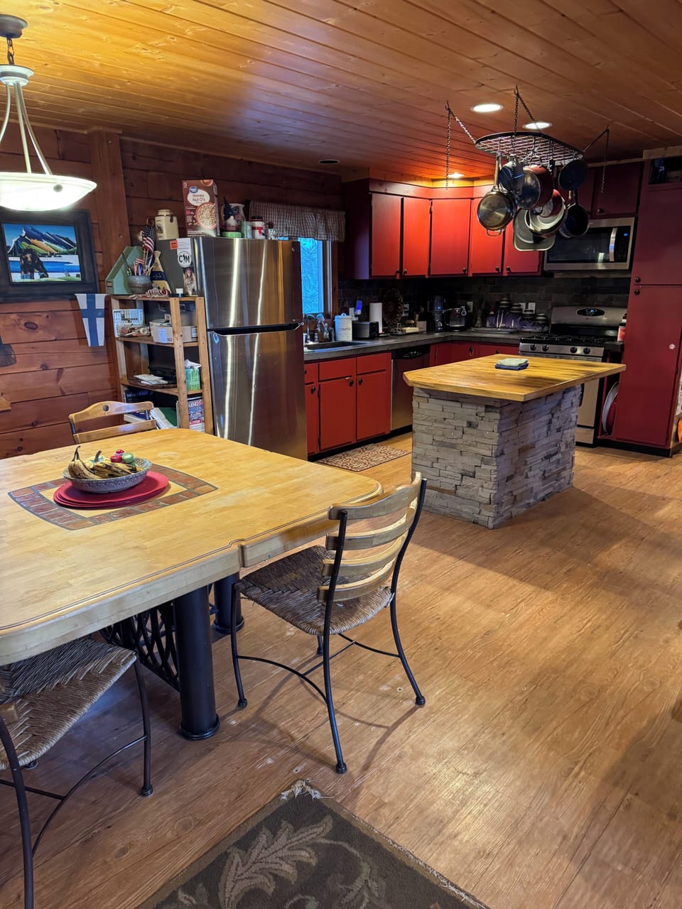 Kitchen and dining area
