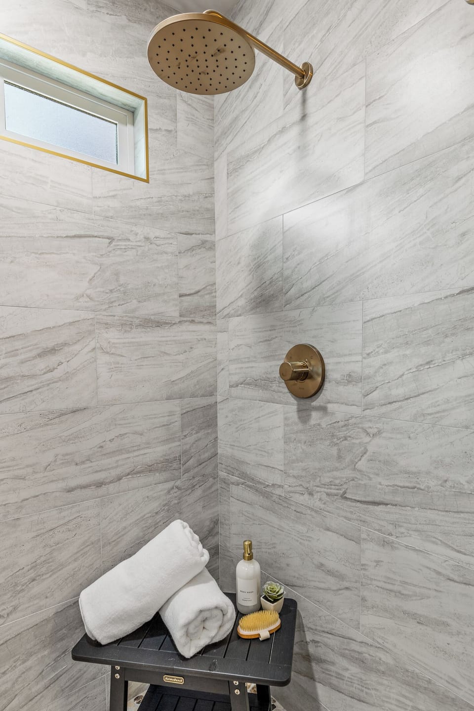 Soft towels, nourishing products, and peaceful design invite you to slow down and unwind.