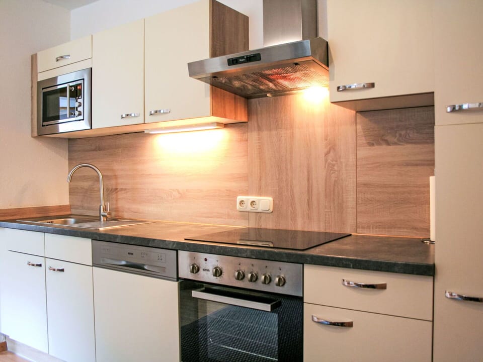 Countertop, Kitchen, Cabinetry, Kitchen Appliance, Flooring, Wood, Interior Design, Kitchen Sink, Home Appliance, Major Appliance