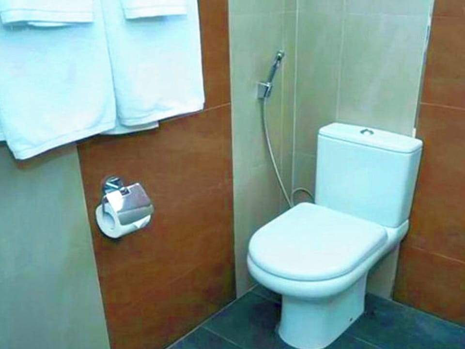 Free toiletries, bidet, towels, soap