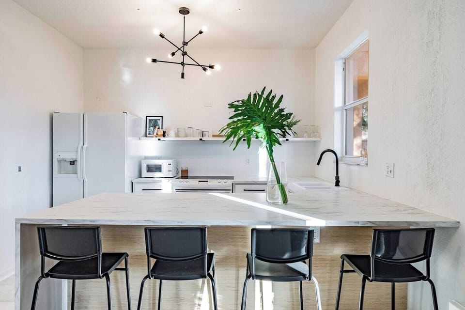 Whip up meals in a bright, spacious kitchen