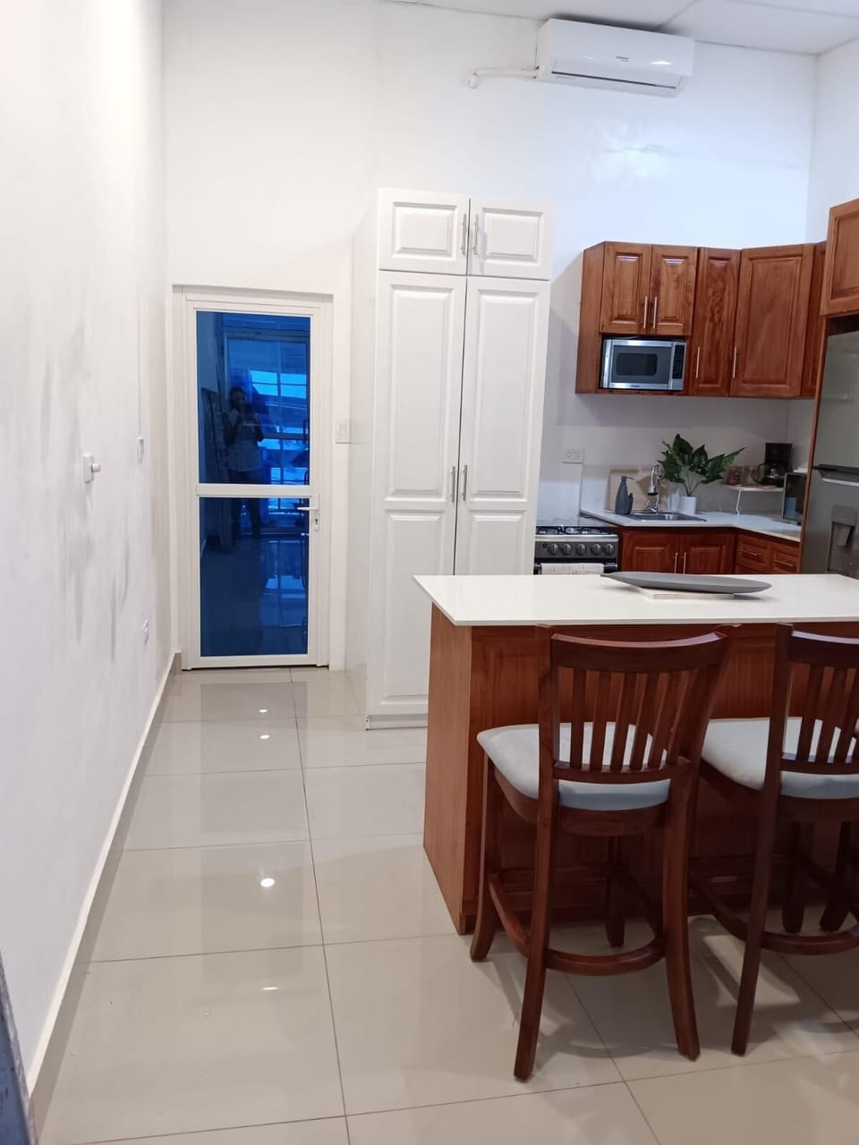 Central laundry facility space