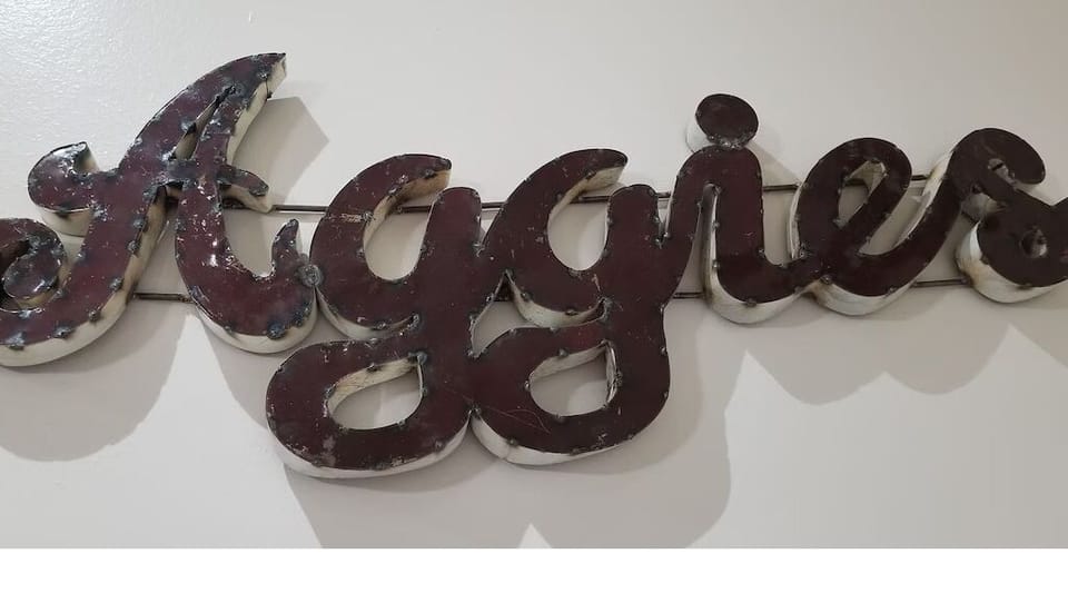 Lots of fun decor. You'll love celebrating your Aggie by taking pics in our home