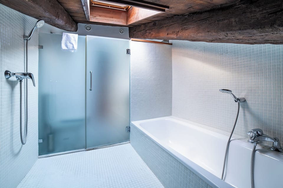 Family Triple Room | Bathroom | Hair dryer, bidet, towels, soap