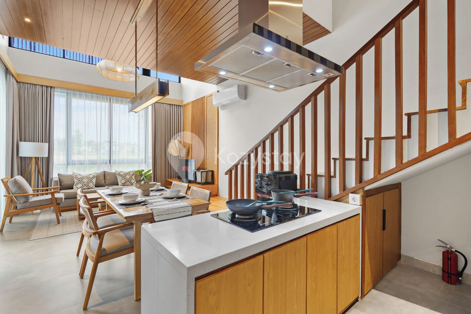 Villa, 3 Bedrooms, Resort View | Private kitchen | Full-size fridge, microwave, stovetop, toaster
