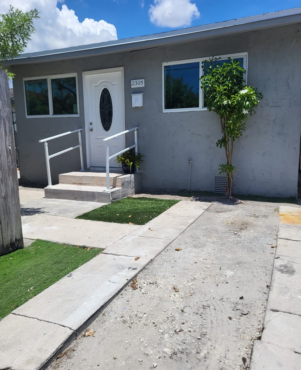 Front of the house