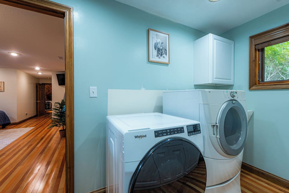 Laundry room 1st floor (detergent provided)