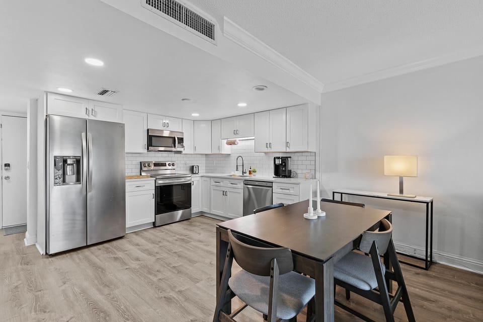Condo, Multiple Beds (Surfside 219) | Private kitchen | Oven, toaster