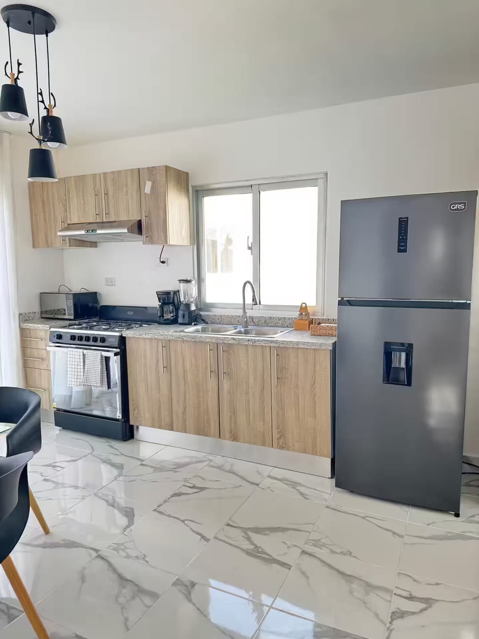 Enjoy a fully private kitchen with all the essentials you need. 
